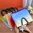 thumbnail image 3 of 12Pcs 4 Color Gradient Medium Gift Bags Reusable Iridescent Finish Non-Woven Cloth Bags with Handles Party Favor Bag, 3 of 6