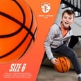 thumbnail image 3 of NERF Quietcourt Silent Foam Basketball - Quiet Ball for Indoor Dribbling Practice + Drills - 28.5" inch Kids + Youth Basketball - Never Goes Flat Foam, 3 of 9