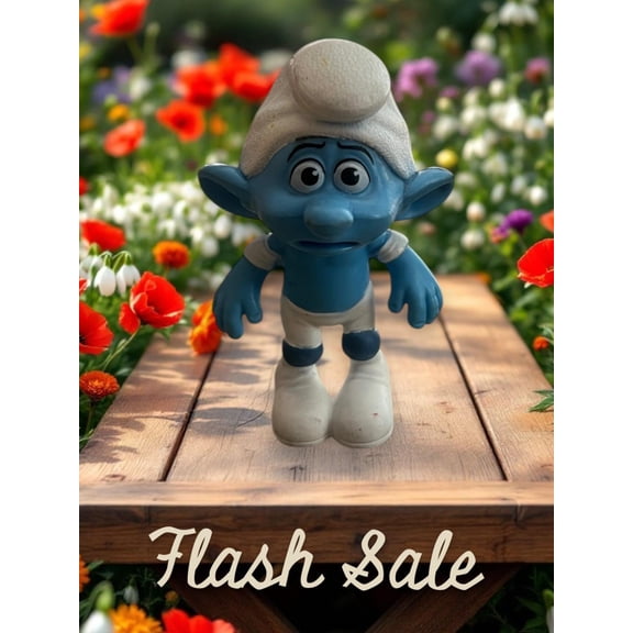 Smurfs Movie 3” Pvc Cake Topper Figure Figurine Rare Gift Collect