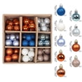 thumbnail image 3 of Sahpxhe 99 Pcs Christmas Ornament Balls Set Shatterproof Plastic for Tree Holiday Wedding Party Decoration, 3 of 9