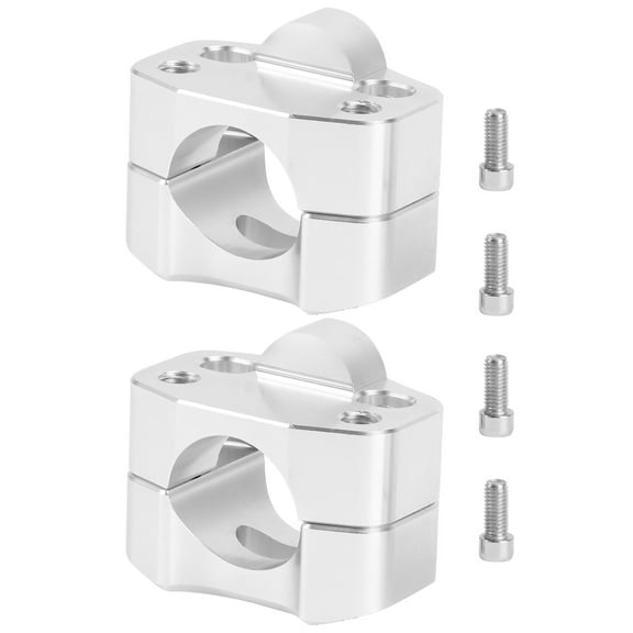 Masteelf  Handlebar Adapter Mount Clamp Dirt Bike Handlebars Mounts Riser Grey