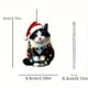 thumbnail image 1 of Adornos navideños coloridos de becerro Keli llavero espejo retrovisor de coche accesorios mochila pequeño colgante, 1 of 4