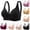 Beige, variant on Bras for Women No Underwire Bras Wireless Bras Women Comfort Seamless Tshirt Bras Lace Trim Soft Sports Bras for Women Deep V Neck Low Impact Workout Gym Crop Top