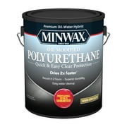 Minwax 710320000 Water-Based Oil-Modified Polyurethane, Warm Semi-Gloss, Clear, 1 Gallon, (1 Piece, 1 Pack)