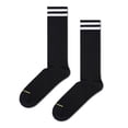 thumbnail image 4 of Happy Socks Calcetines unisex, paquete de 3 - Calcetines lisos, algodón, rayas, colores lisos, mezcla de algodón Blanco/Gris/Negro 36-40, 4 of 4