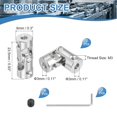 thumbnail image 2 of 4 Pack Coupling Joint, Universal Steering Shaft, Metal Shaft Coupling, 3MM-3MM, 2 of 5