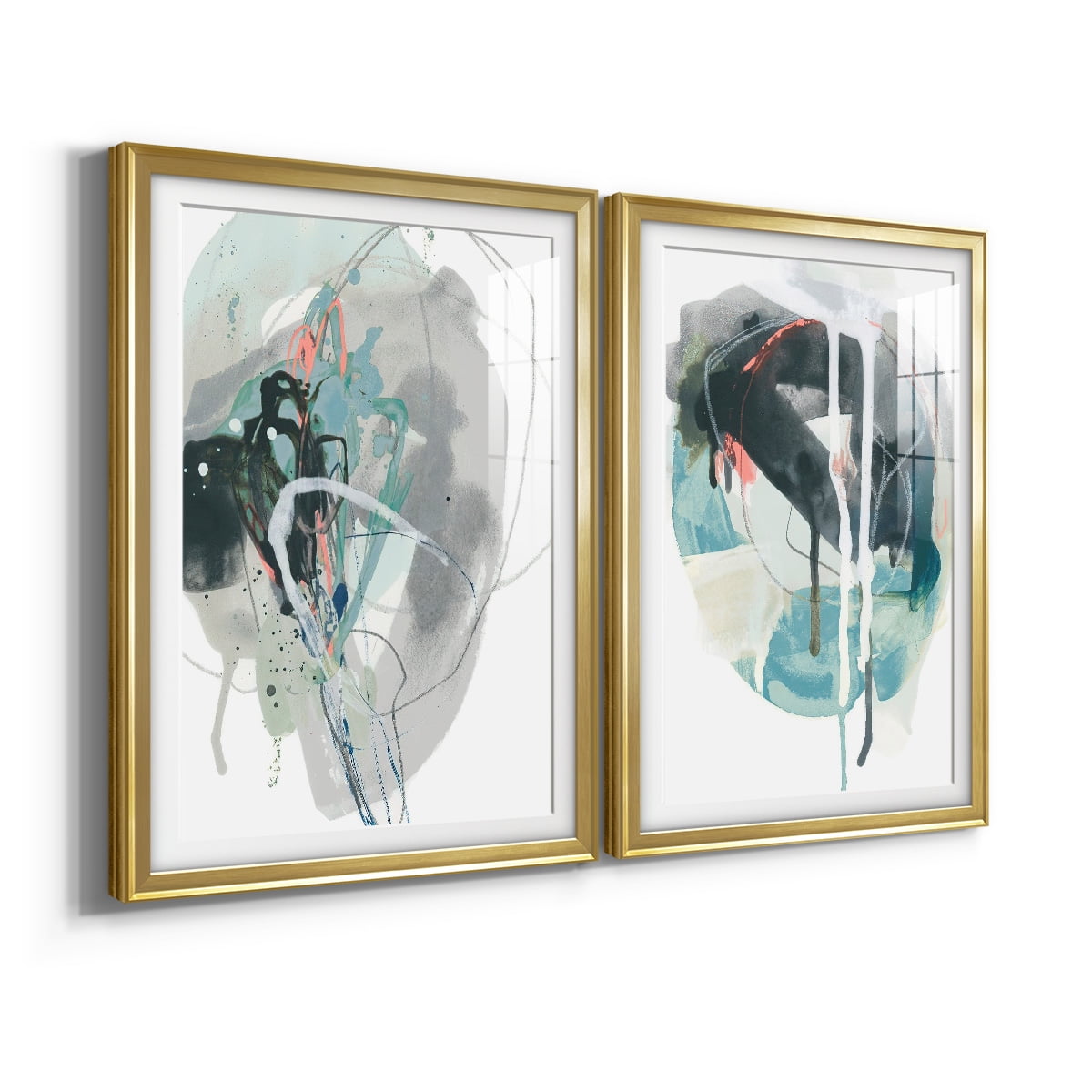 Wexford Home Stone Aperture I Premium Framed Print, 22.5" x 30.5" - Ready to Hang, Gold (Set of 2)