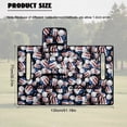 thumbnail image 6 of Uorisanigo Golf Cart Seat Cover for EZGO, Yamaha, Club Car and Other 2-Seat Golf Carts, American Flag Golf Ball Print, Non-Slip Golf Cart Seat Towel Blanket All-Season Weather Resistant, 6 of 6