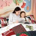 thumbnail image 5 of Manfei Cute Ball 7-Piece King Bedding,Christmas Winter Festive King Bed in a Bag,Xmas Reversible, 5 of 7