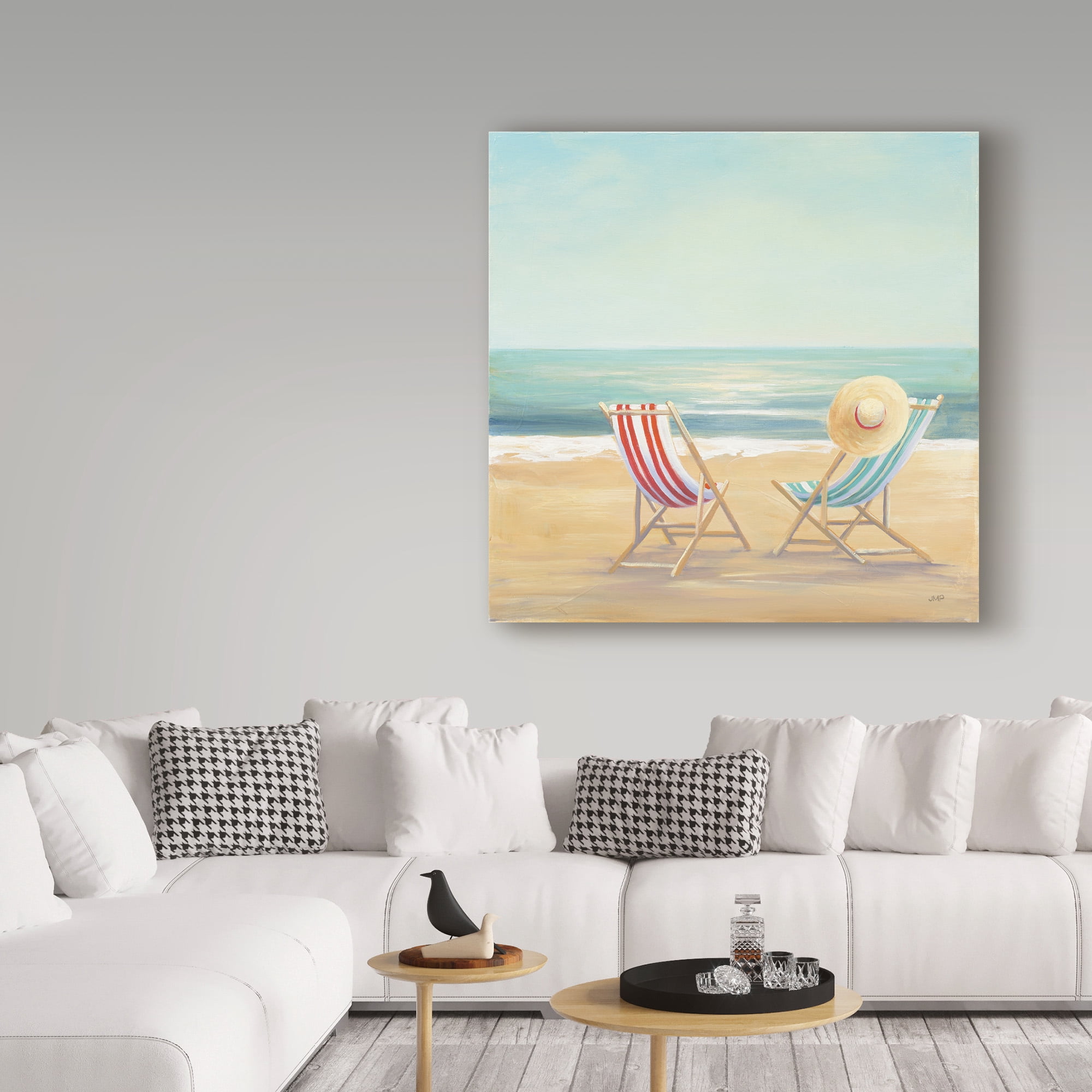 Trademark Fine Art 'The Simple Beach Life' Canvas Art by Julia Purinton