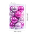 thumbnail image 2 of TanSiDing 16pcs Christmas Ball Ornaments, Shatterproof Christmas Tree Decorations, Perfect Hanging Ball for Indoor/Outdoor Holiday Wedding Party Decor, 2 of 5