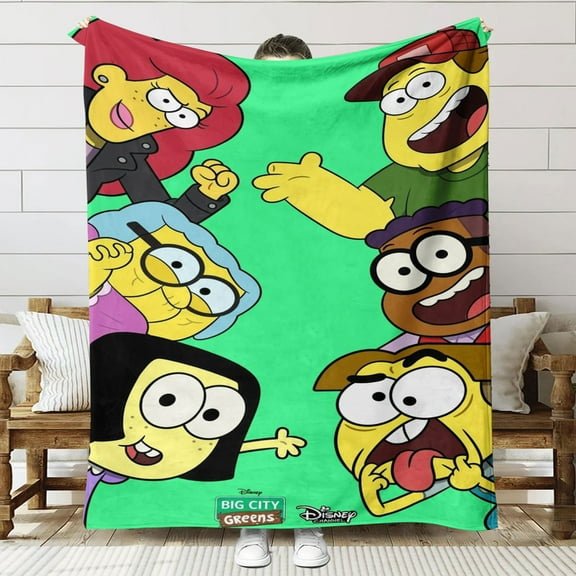 Big City Greens Throw Blanket Gifts for Fans Lover Girls Boys Women Present Hoodie Him Bed 30"x40"