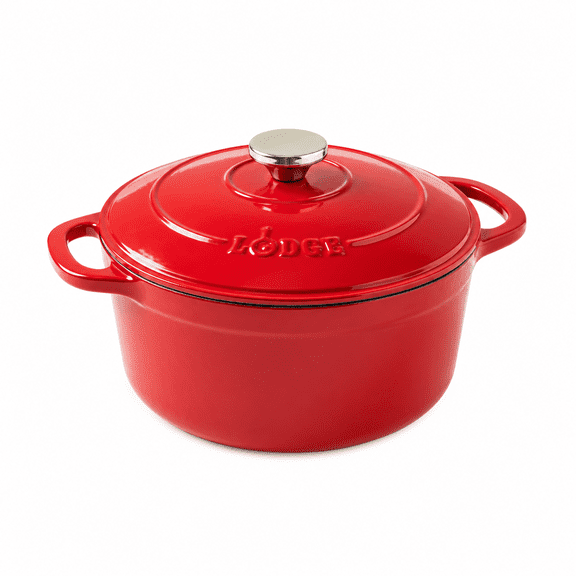 Lodge Enameled Cast Iron Dutch Ovens - 5.5 Quart Red