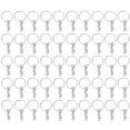 thumbnail image 1 of 50 pcs Metal Keyring Keychain Split Ring DIY Key Chains Accessories, 1 of 9