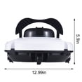 thumbnail image 2 of KOSGHO Cordless Robotic Pool Cleaner IPX8 Waterproof Dual-Motor Strong Suction Self-Parking 120Mins Runtime Automatic Pool Vacuum for Above Ground In-Ground Swimming Pool to 1076 Sq.Ft, 2 of 5
