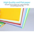 CACAGOO 100 Sheets A4 Color Copy Paper 8.3x11.7in Printer Paper 70GSM