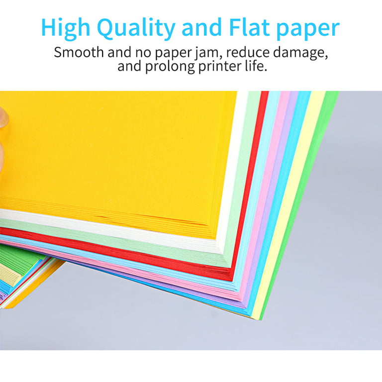 100 Sheets A4 Color Copy Paper 210x297mm/8.3x11.7in Printer Paper 70GSM for Copy  Printing Writing Crafts & Art, Pink 