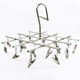 thumbnail image 1 of Heavy Duty Stainless Steel Hanger with 20 Clips for Underwear and Socks, 1 of 5