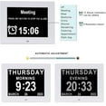 Dementia Clock Alzheimers Clock & Large Digital Calendar Clock For Seniors,clock With Day And