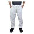 thumbnail image 2 of Pantalón De Chef, Cocina, Cocinero, Resorte, Blanco., 2 of 5