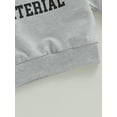 thumbnail image 7 of Bagilaanoe Toddler Baby Girl Boy Casual Sweatshirt Long Sleeve Letter Print Pullover 6M 12M 18M 24M 3T Kids Fall Loose Tee Tops, 7 of 7