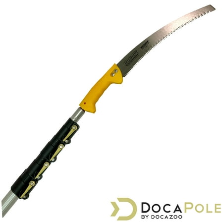 DocaPole 6-24 Foot Pole Pruning Saw // DocaPole Extension Pole + GoSaw Attachment // Use on Pole or By Hand // Long Extension Pole