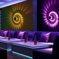 thumbnail image 1 of Lámpara de pared LED RGB de 3 W con orificio en espiral, iluminación luminosa con controlador para decoración de bares, restaurantes y karaokes, 1 of 9