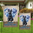 thumbnail image 4 of Scottish Terrier Proud Dad Happy Father's Day Garden Flag 12x18in Double Sided Scottie Dog Lover Gifts Outdoor Decor - 02008, 4 of 5