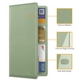 thumbnail image 4 of FINPAC Car Registration & Insurance Card Holder, Glove Box Card Organizer Wallet, Car Document Holder for Cards, Driver License & other Essential Documents, Sage Green, 4 of 7
