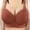 Brown, variant on Bra Thin Large Size Adjustable Bra Without Steel Ring Fashion Middle And Old Age Underwear Support Bras for Women Lift No Underwire Compression Sports Bra One Shoulder Bras for Women Maternity