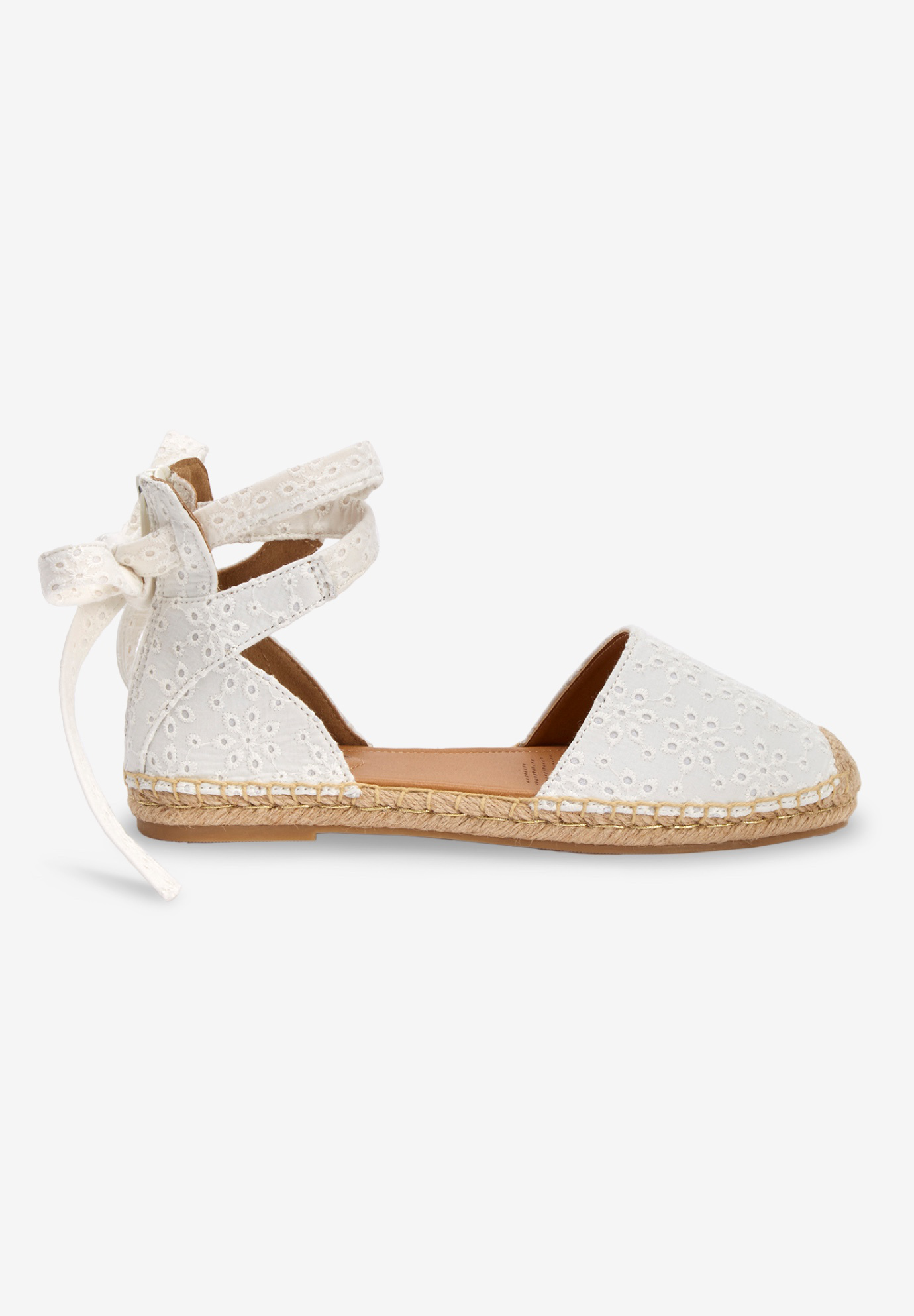 Comfortview Women's Wide Width The Shayla Flat Espadrille Shoes - image 5 of 7