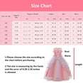 thumbnail image 4 of Princess Unicorn Dress for Girls with Headband Birthday Pageant Halloween Party Costume, 4 of 7