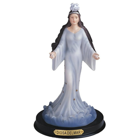 FC Design 9"H Diosa Del Mar Goddess of The Sea Yemaya Holy Figurine Statue Sculpture Ornament Decoration Home/Room Decor and Unique Gift Ideas for Housewarming, Holidays and Birthdays