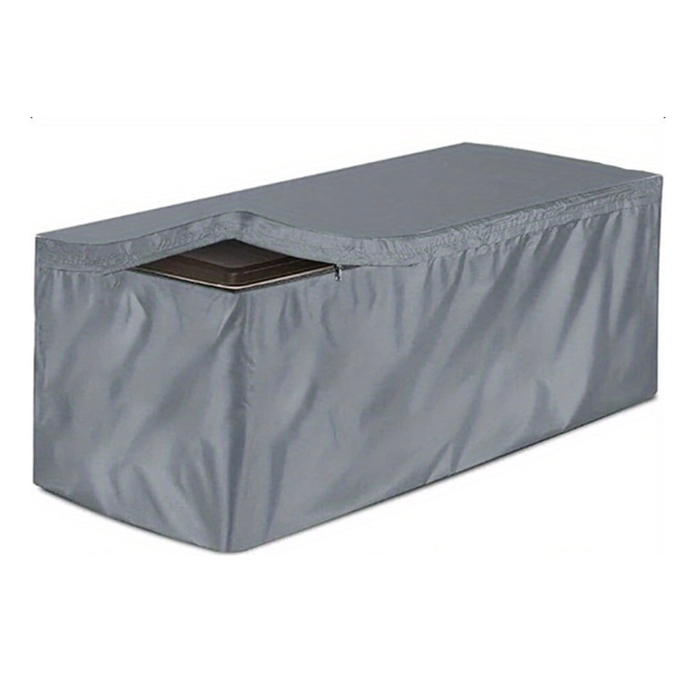 Oxford Waterproof Patio Box Cover for Outdoor Storage and Furniture Protection