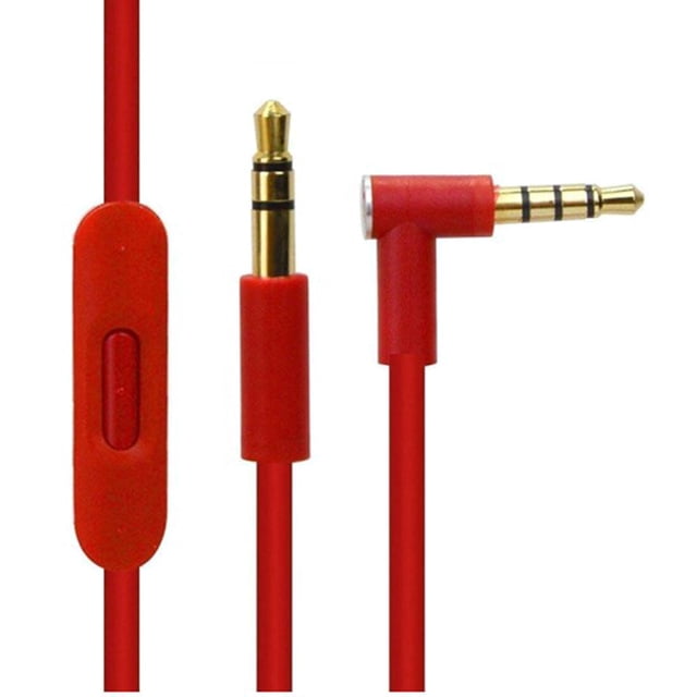 Cable de audio para auriculares de 3,5 mm Cable auxiliar estéreo Cable de control de auriculares Cable auxiliar de ángulo recto Cable AweSitey DZ7850-04