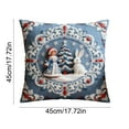 thumbnail image 5 of Christmas Throw Pillow Covers for Sofa 18x18" Christmas Pillow Covers Decorative Pillow Cases with Soft Fabric Hidden Zipper Holiday Decorations for Sofa Couch Livingroom Bed, 5 of 7
