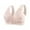 Pink, variant on fheaev Front Closure Bras For Women Post Surgery Brassiere Plus Size Full Coverage No Underwire Comfort Wireless Snap Closing Bra Convenient Everyday Bra Front Button Bras Front Buckle Corset Bra