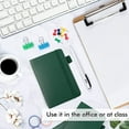 thumbnail image 5 of 15 Pack Pocket Small Notebooks Bulk, Mini Cute Notepads Hardcover College Ruled Lined Journals with Pen Holder for School Business Memos, with 15 Black Pens, 3.5”x 5.5”, A6, Dark Green, 5 of 13