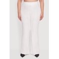 thumbnail image 3 of Women's Plus Size Almost Famous High Waisted Cable Knit Pants, 3 of 4