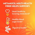 thumbnail image 5 of Metamucil Daily Fiber + Collagen, Psyllium Husk Powder, Plant Based, Sugar-Free with Stevia, 3-in-1 Fiber for Digestive Health, Orange Flavored, 90 Doses (29.8 OZ Fiber Powder), 5 of 5