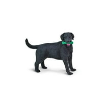 Safari Ltd. Black Labrador Retriever Figurine - Lifelike 3.75" Model Figure - Educational Toy for Boys, Girls, and Kids Ages 3 