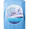 thumbnail image 5 of GH by Guy Harvey Men's Long Sleeve Performance Saltwater Fishing Shirt, Bonnie Blue, 2XL, 5 of 5