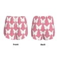 thumbnail image 5 of Lsque Butterfly 2 Printed Women's Running Shorts with Liner Pockets,Elastic Quick Dry Workout Athletic Gym Yoga Shorts,Womens High Waist Shorts-X-Large, 5 of 9