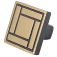 thumbnail image 3 of Tiradores de perilla para muebles de un solo orificio, piezas de Hardware para manija de puerta de armario, cajón de gabinete, bronce café, 3 of 8