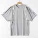 thumbnail image 5 of Camiseta de manga corta para recuperación postoperatoria para hombre - Camiseta holgada informal para lactancia - Poliéster/spandex, transpirable, tallas M-XXL, 5 of 5