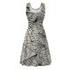 thumbnail image 4 of Mujeres Casual sin mangas tanque vestidos cuello redondo verano Halloween estampado vestido para fiesta Pompotops  ghjkhdj6121, 4 of 5