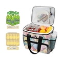 thumbnail image 2 of FORMRS Insulated Cooler Bag 24 Cans Capacity Soft Leakproof Lunch Box with Side Pockets, Colorful Geometric, 2 of 7