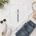 thumbnail image 6 of Women’s Paris Milano Graphic T-Shirt, Short Sleeve Cotton Tee, 6 of 9