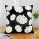 thumbnail image 5 of Fundas de cojines de Halloween Diseño bordado de calabaza | Fundas de cojín de terciopelo 18x18 pulgadas | Decoración festiva para el hogar de Acción de Gracias con sofá cama, cremallera oculta, 5 of 6