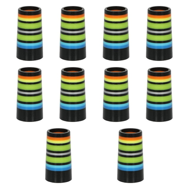 braveheart 10 Pieces Golf Iron Ferrules Portable Caps End for Golf Course Golfer Adults Style D Style I